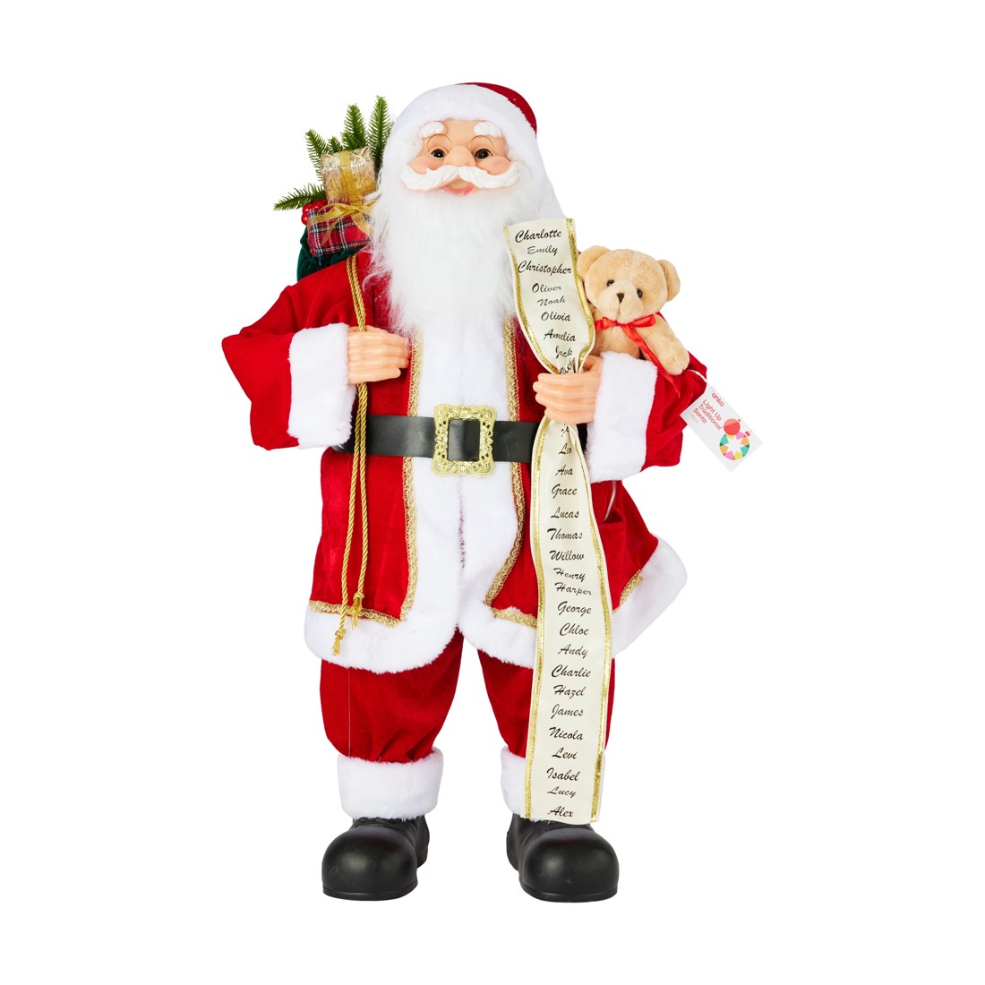 7 Light Up Traditional Santa, 7 of 7