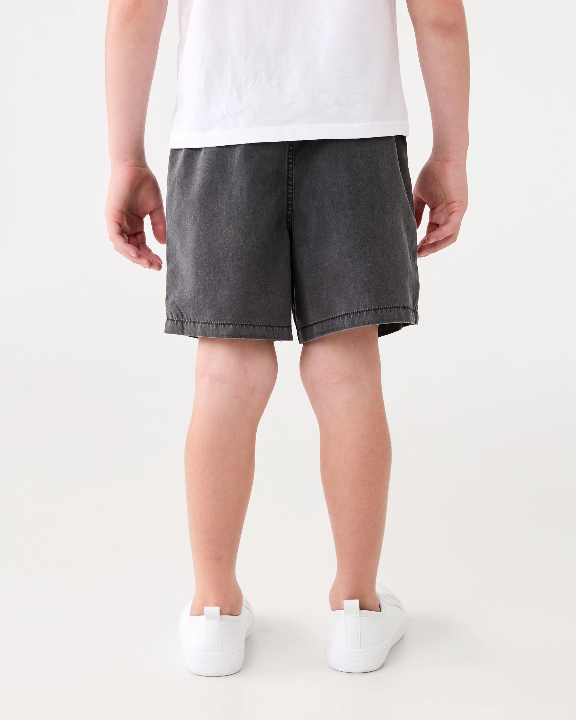 2 Washed Shorts Blk Washed, 2 of 6