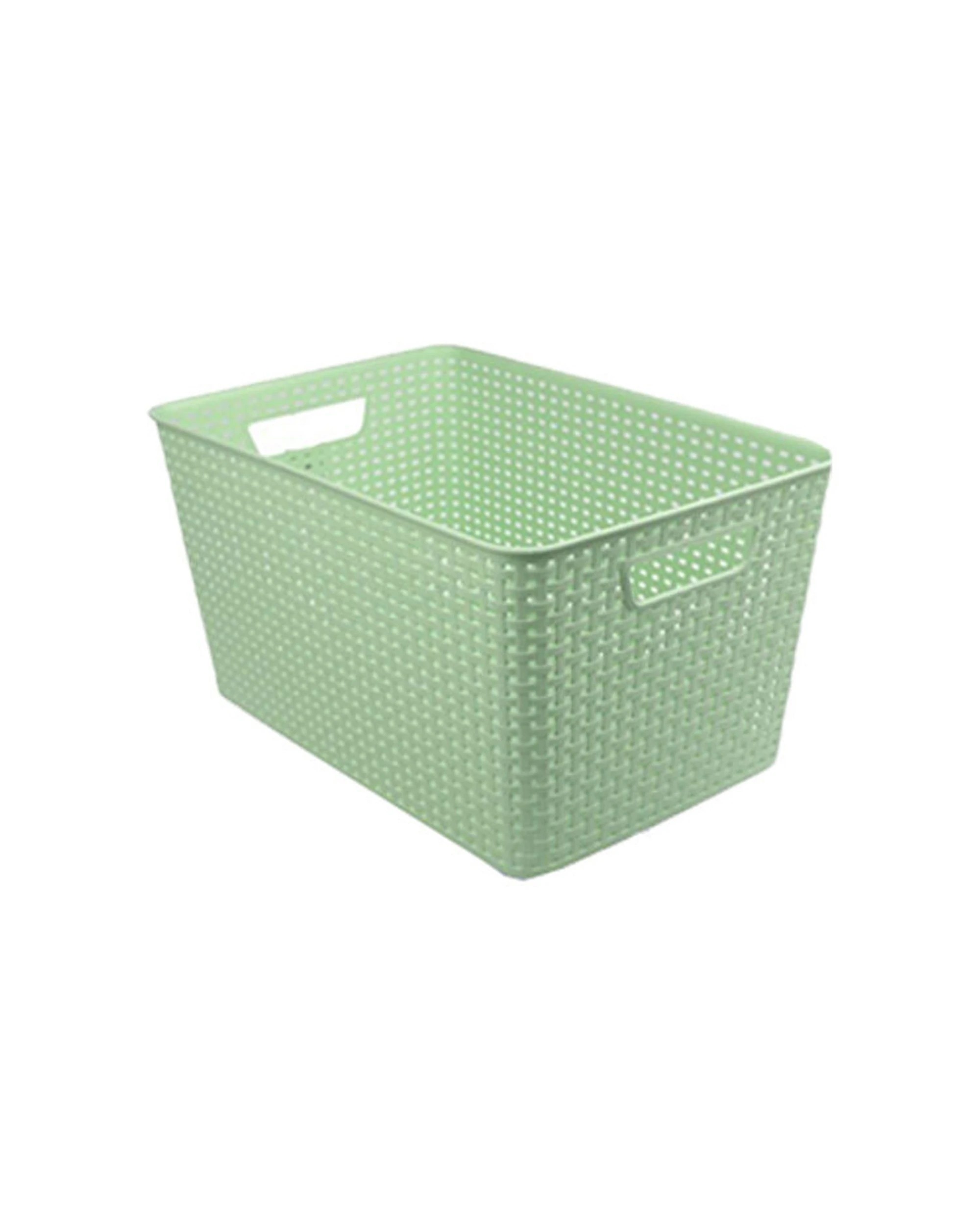 1 Boxsweden Woven Storage Basket 28.5x41.5x22cm - Multi, 1 of 2