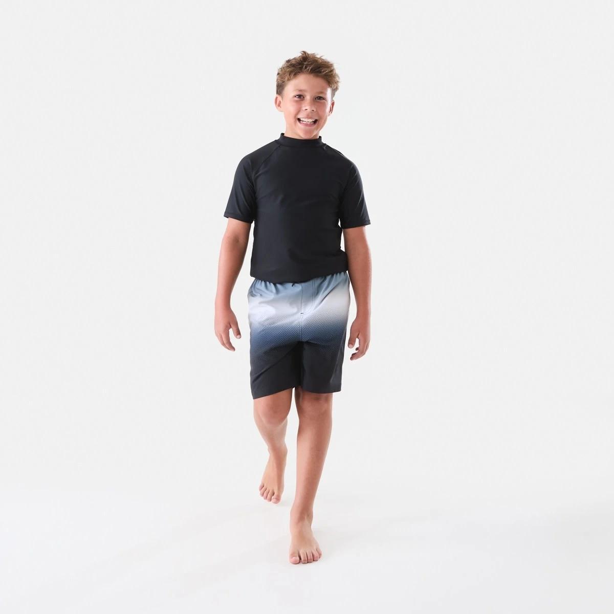 6 Longline Printed Swim Shorts Ombre Pal, 6 of 7