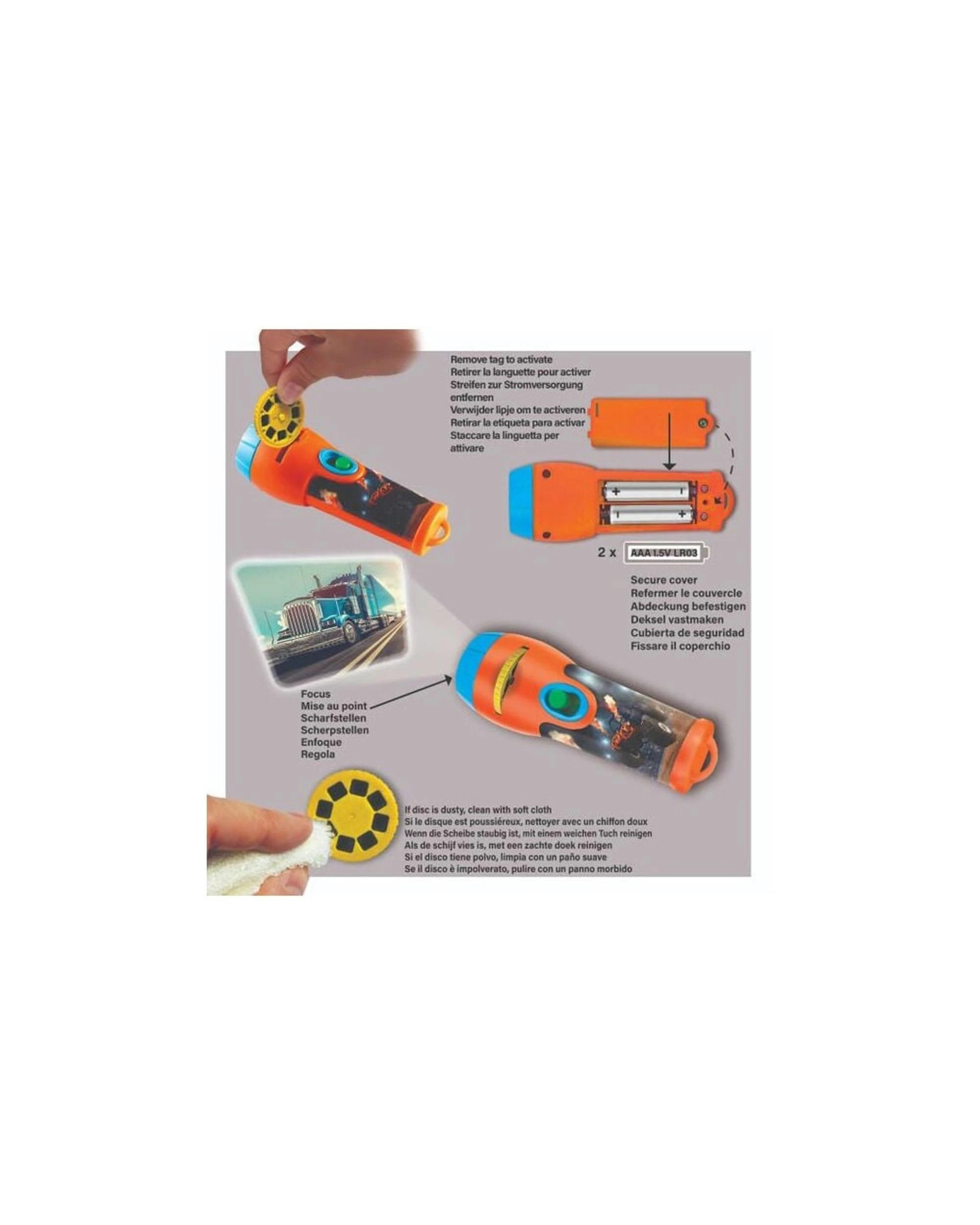 4 Brainstorm Toys Tractor and Truck Torch and Projector, 4 of 4