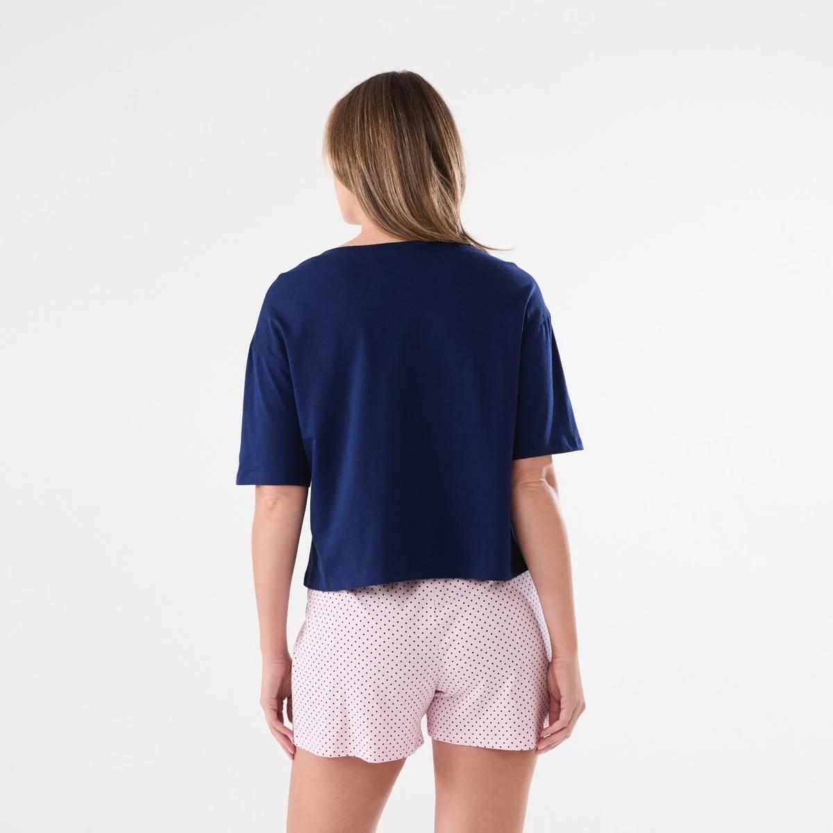 3 Knit T-shirt and Shorts Pyjama Set BRUNCH CLUB BALLERINA, 3 of 6