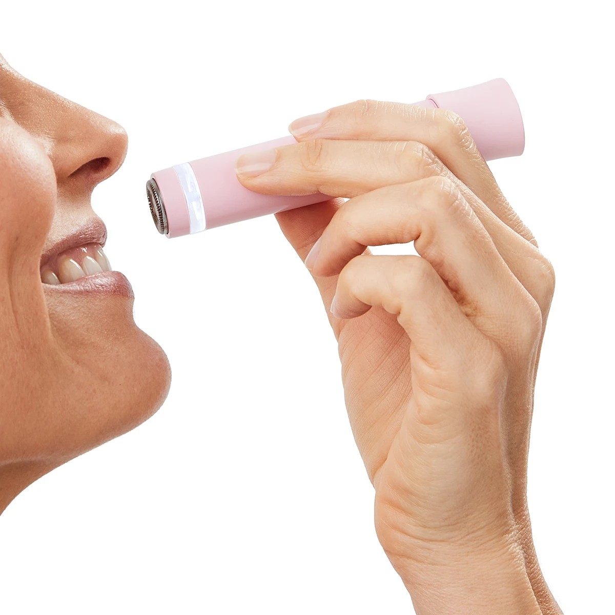 4 Mini Facial Hair Trimmer - Pink, 4 of 9