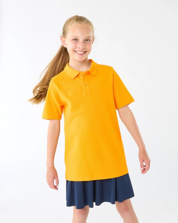 School Teflon Cotton Polo T-shirt