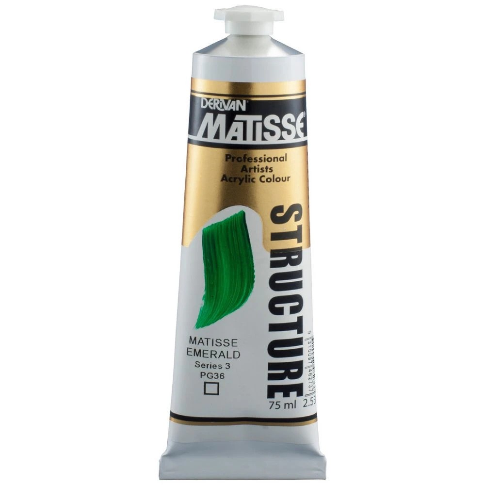 1 Derivan Matisse Structure Paint 75mL Emerald S3, 1 of 2