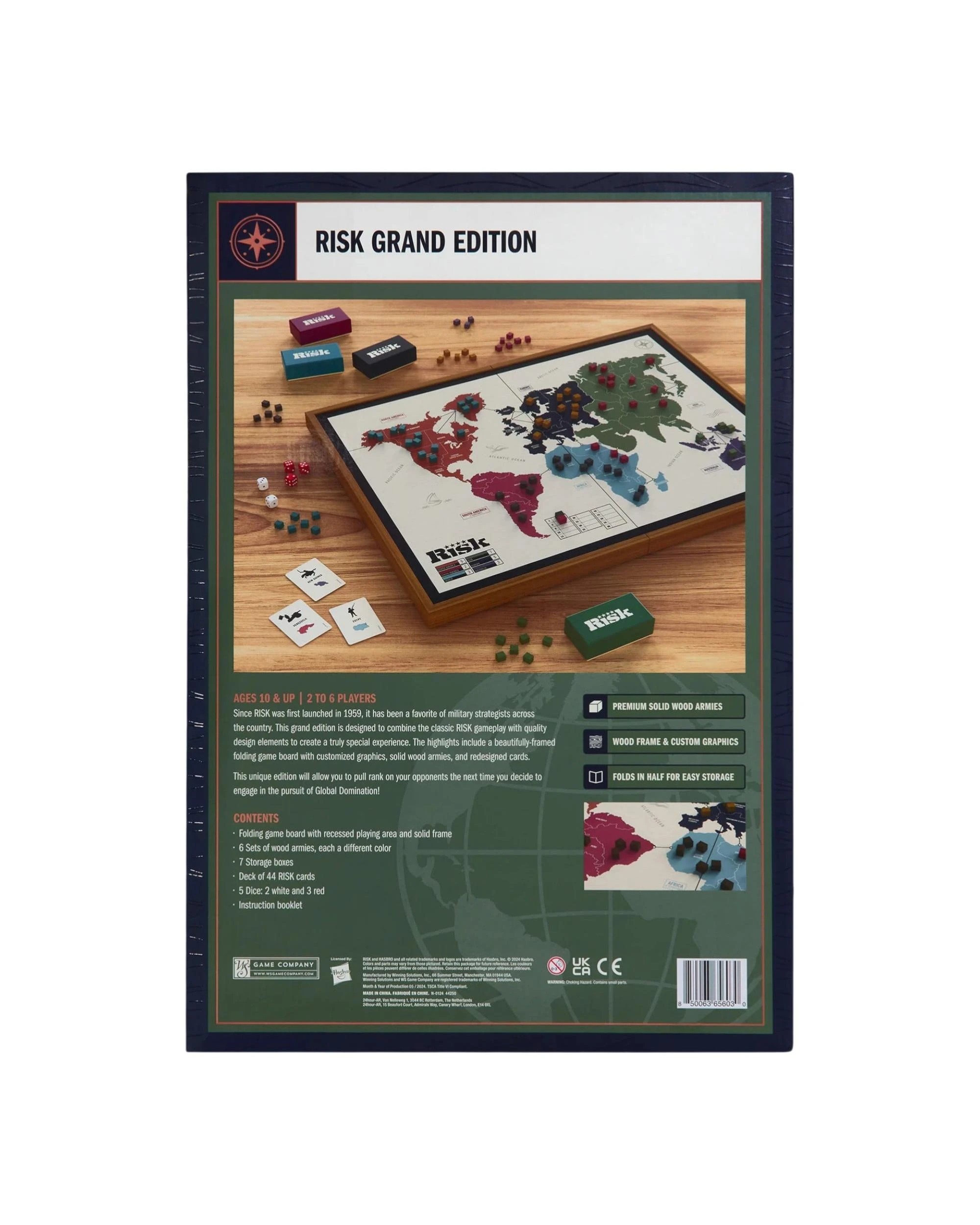 7 Risk Grand Folding Edition Board Game, 7 of 7