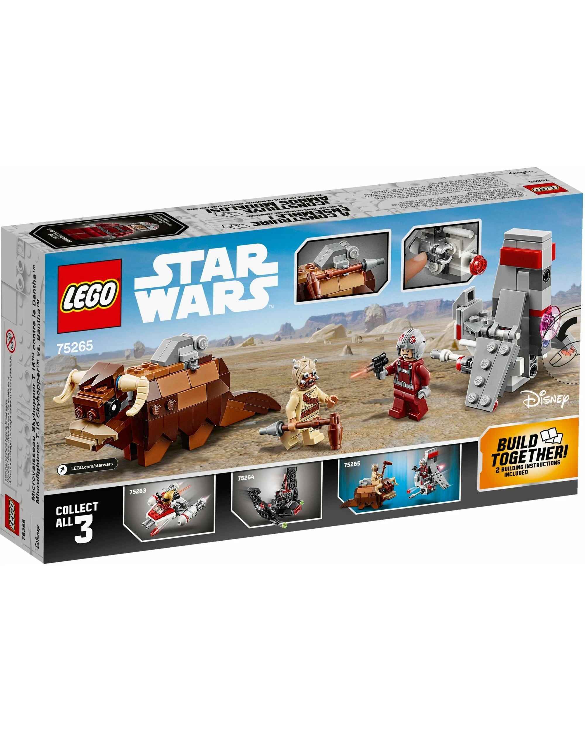 4 LEGO 75265 Star Wars T-16 vs. Bantha Microfighters, 4 of 5
