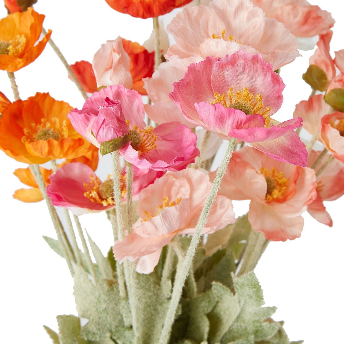 3 Artificial Poppies Bunch, 3 of 5