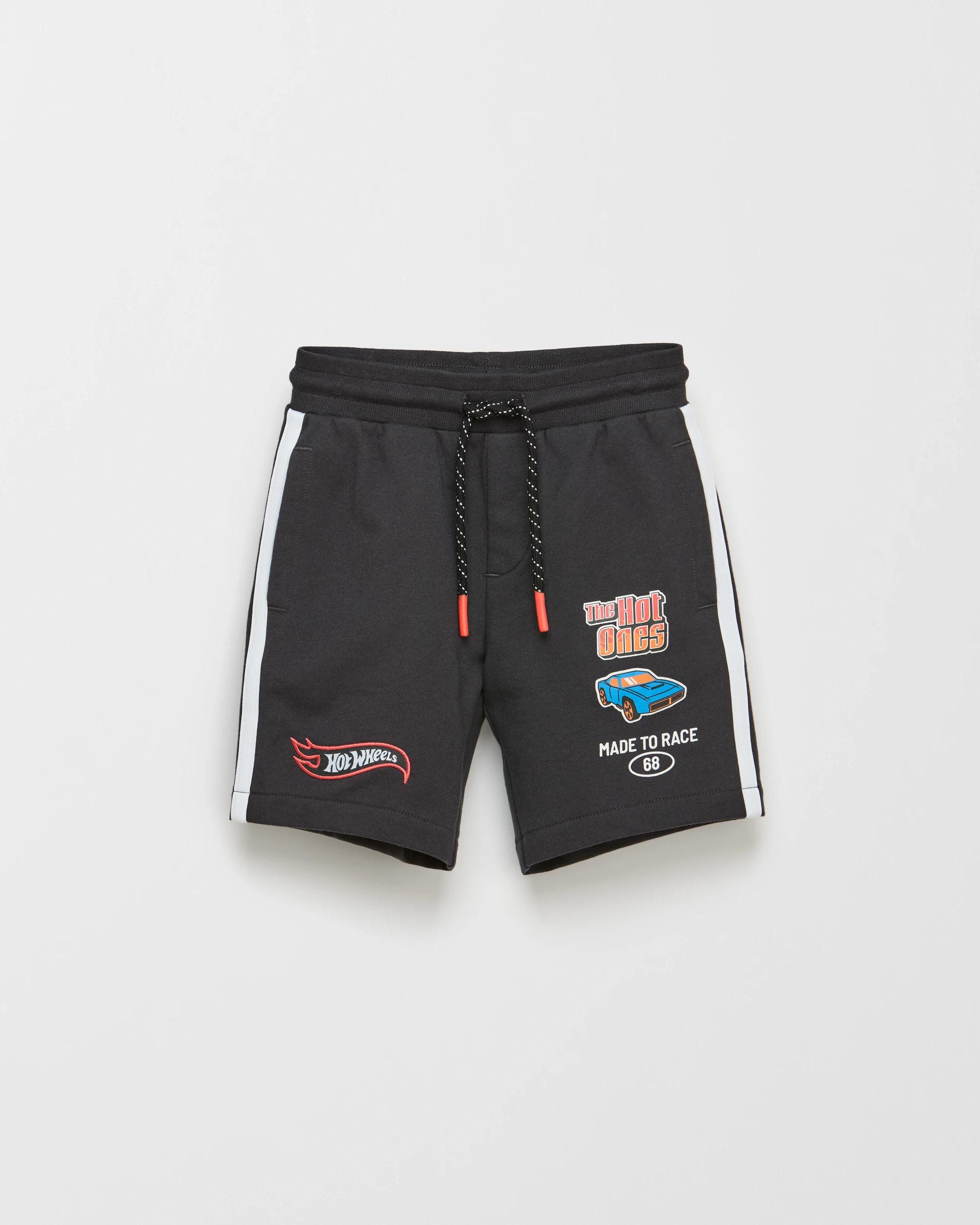 1 Australian Cotton Hot Wheels Shorts CHARCOAL, 1 of 1