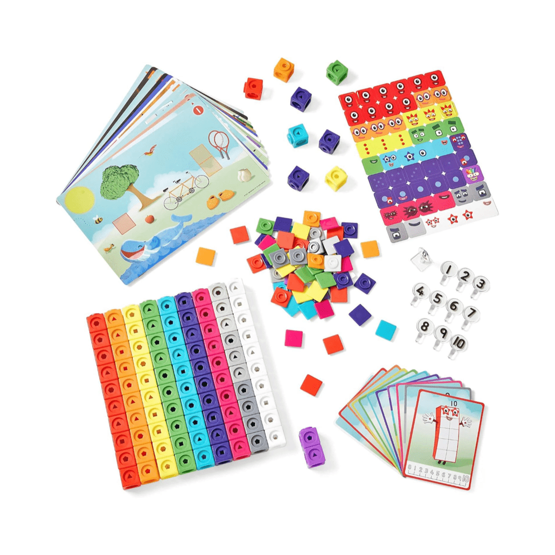 2 Hand2Mind Mathlink Cubes Numberblocks 1-10 Activity Set, 2 of 6