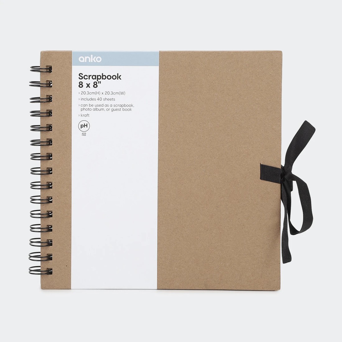 1 8in. x 8in. Scrapbook - Kraft, 1 of 5