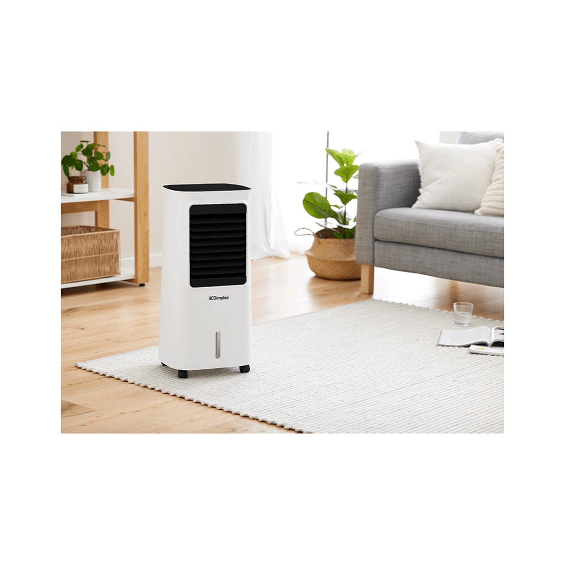 3 Dimplex Dcevp6wt Electric 6l Evaporative Cooler With Air Purification W/remote
 - White, 3 of 7