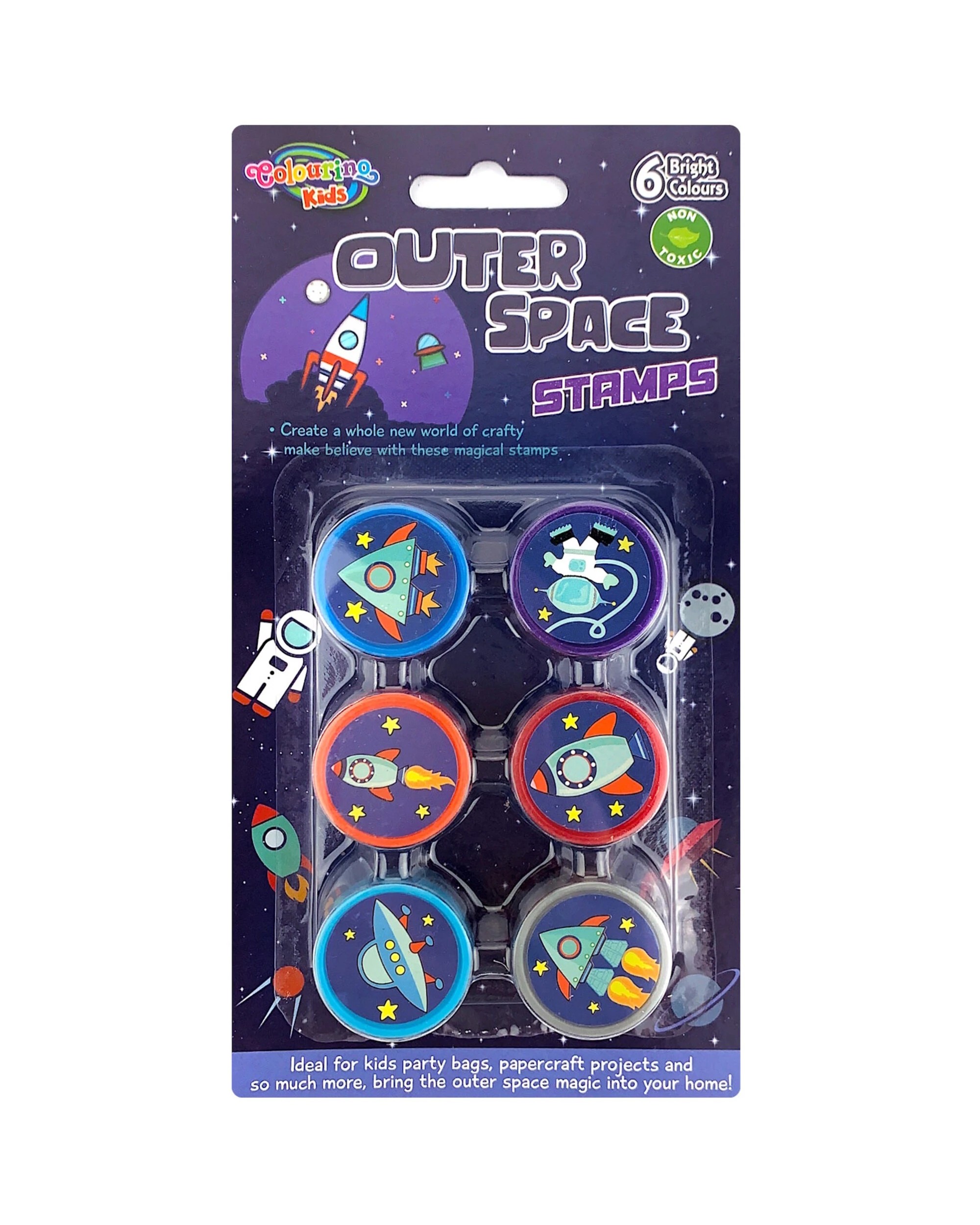 1 Durmaz Outer Space Stamps Pack of 6, 1 of 1