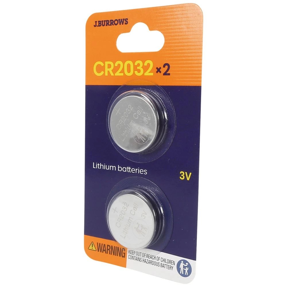 4 J.Burrows CR 2032 Button Batteries 2 Pack, 4 of 7
