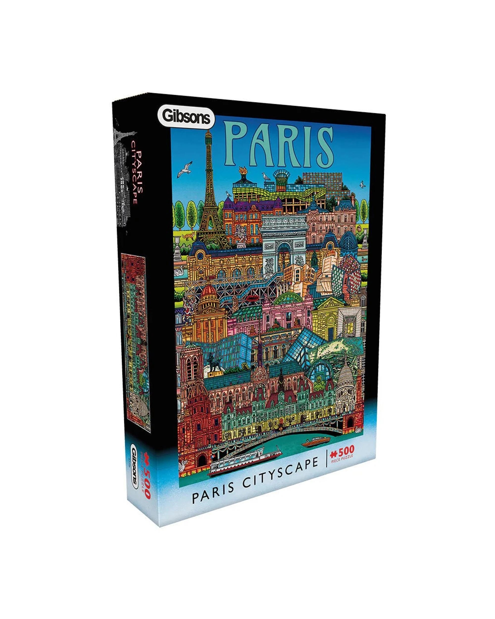 1 Gibsons Paris Cityscape 500 Piece Jigsaw Puzzle, 1 of 5