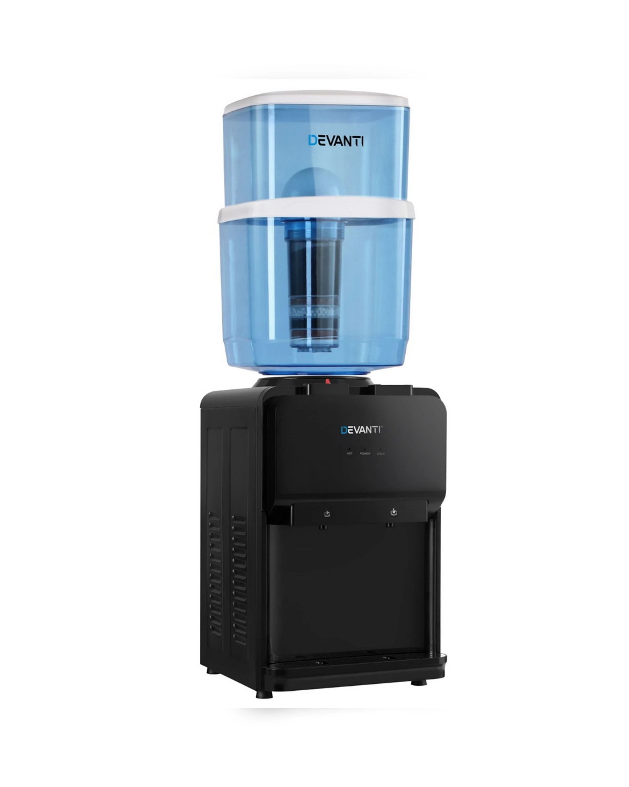 3 Devanti Water Cooler Dispenser Bench Top 22l
 - Black, 3 of 3