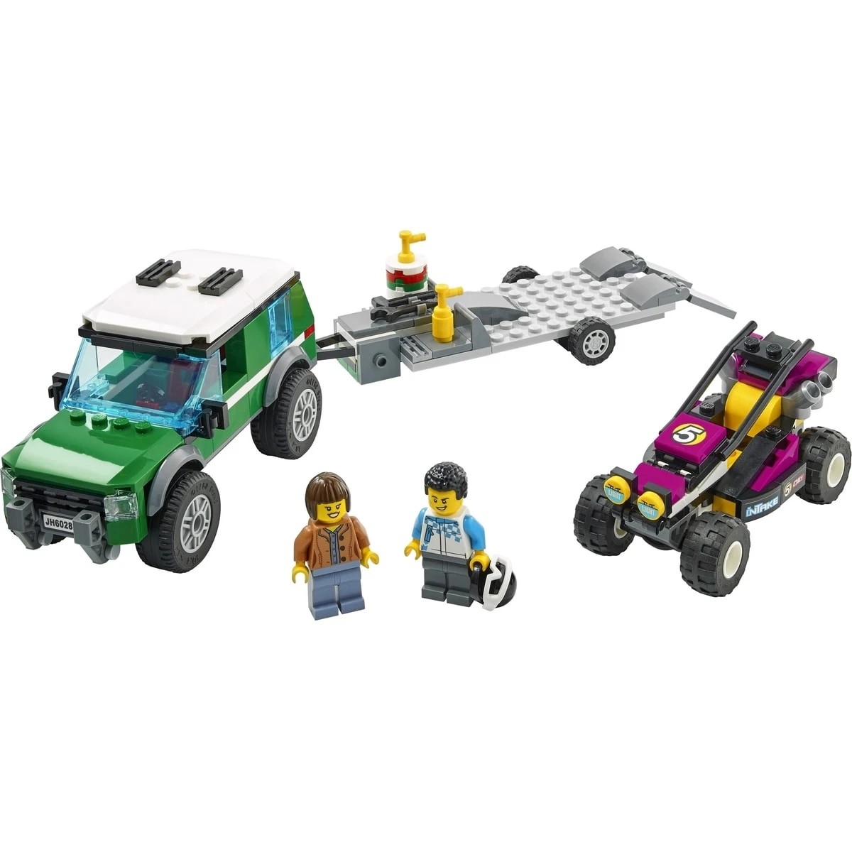 3 LEGO City Great Vehicles Race Buggy Transporter 60288, 3 of 9