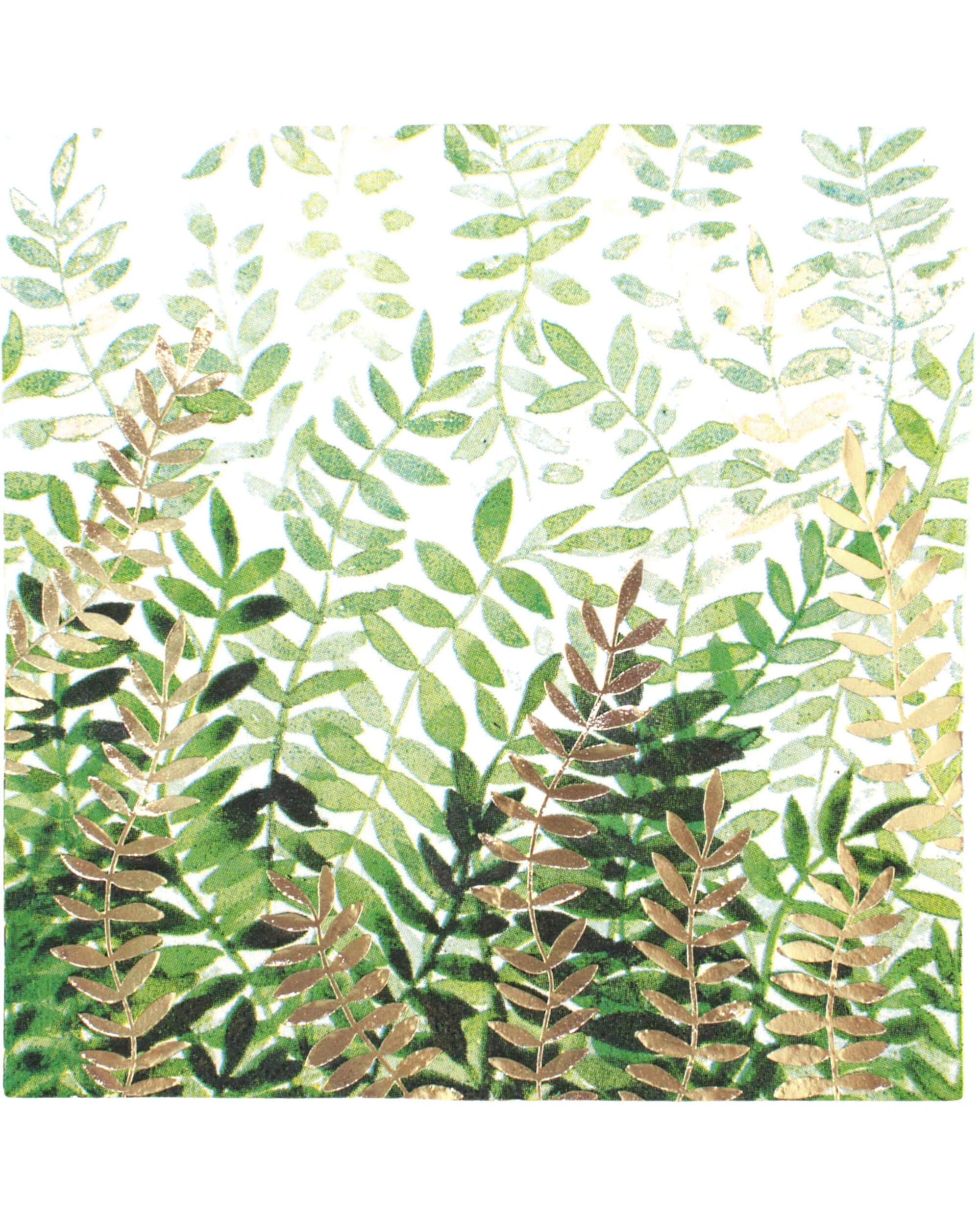 1 Party Maker Botanical Fern Leaf Large Napkins Serviettes Pack of 16, 1 of 1