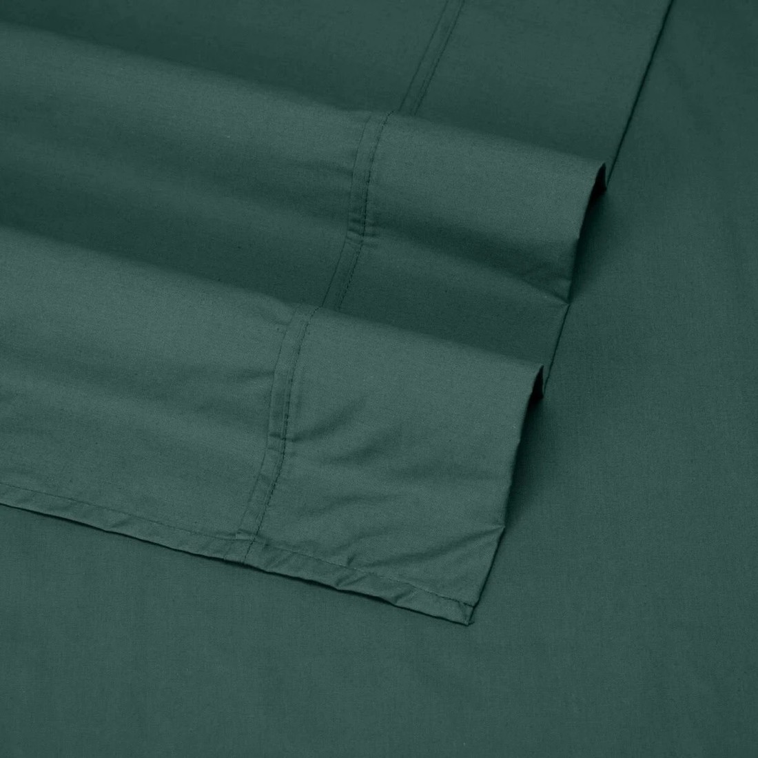 4 250 Thread Count Cotton Rich Sheet Set - King Bed, Teal, 4 of 7