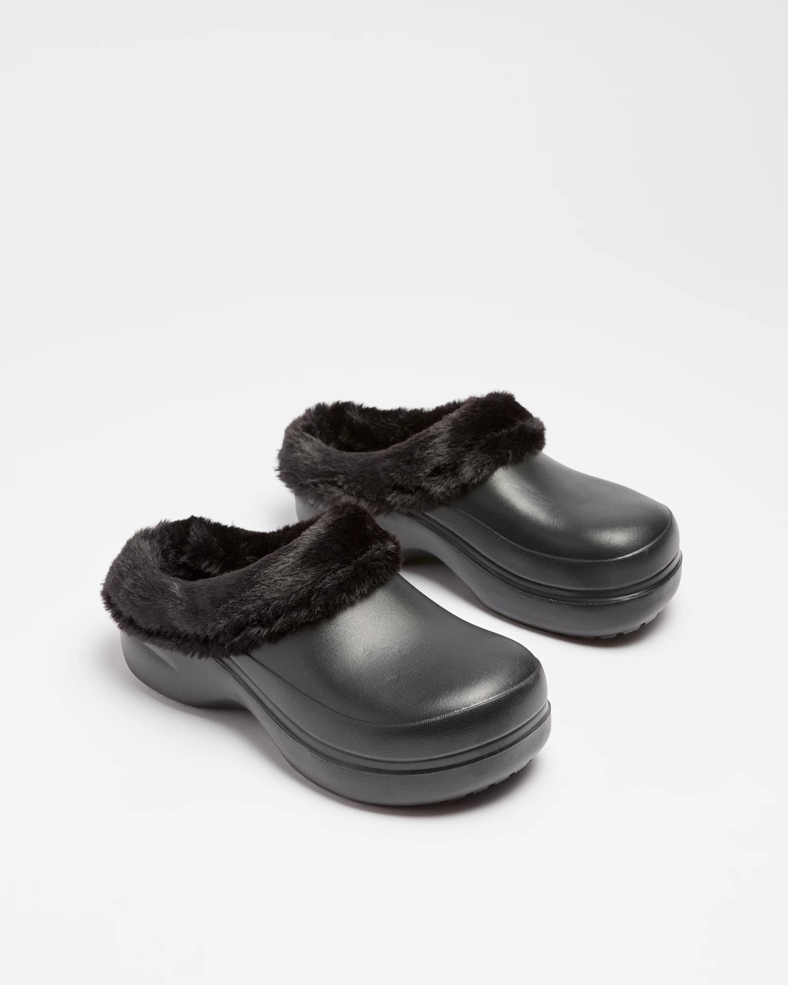 3 Target Womens Eva Fur Lined Clog BLACK, 3 of 3