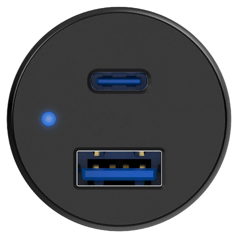 2 Comsol Dual Port Car Charger 65W Black, 2 of 3