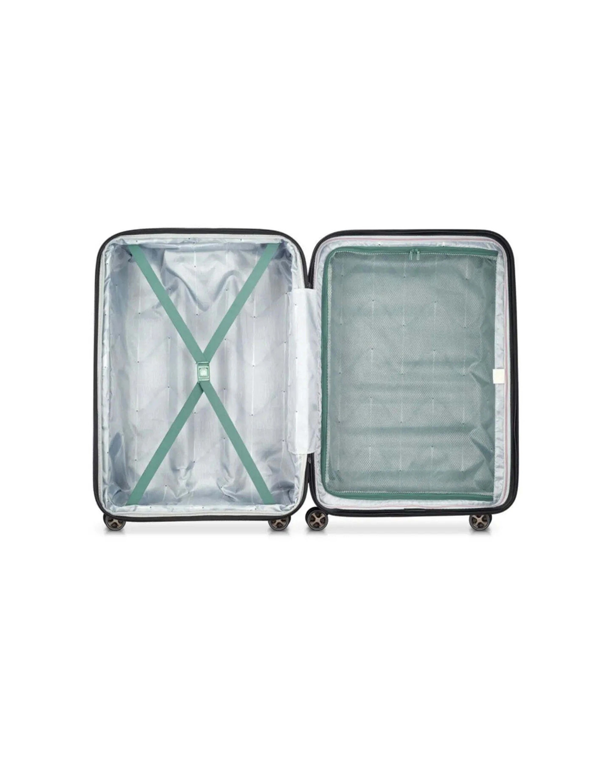 3 Delsey Shadow 5.0 - 75 cm Expandable 4-Wheel Suitcase TSA Lock Polycarbon - Green, 3 of 6
