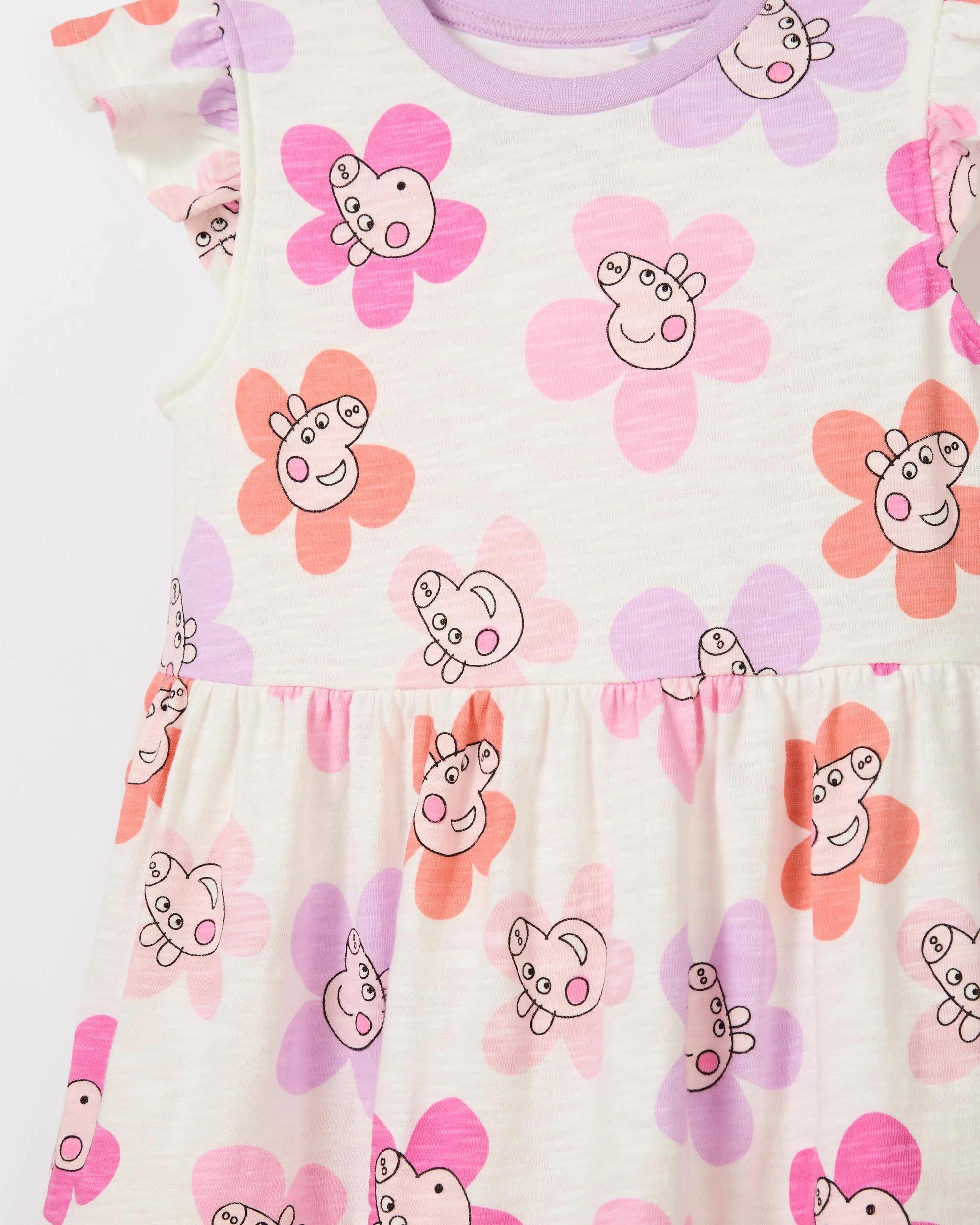 7 Peppa Pig Australian Cotton Dress WHITE, 7 of 7