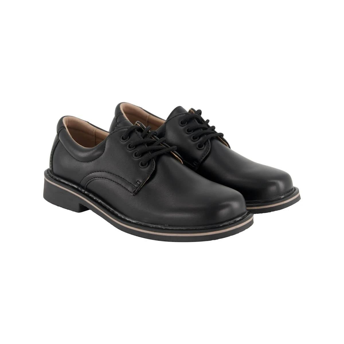 5 Classic Lace Up School Shoes Black, 5 of 6