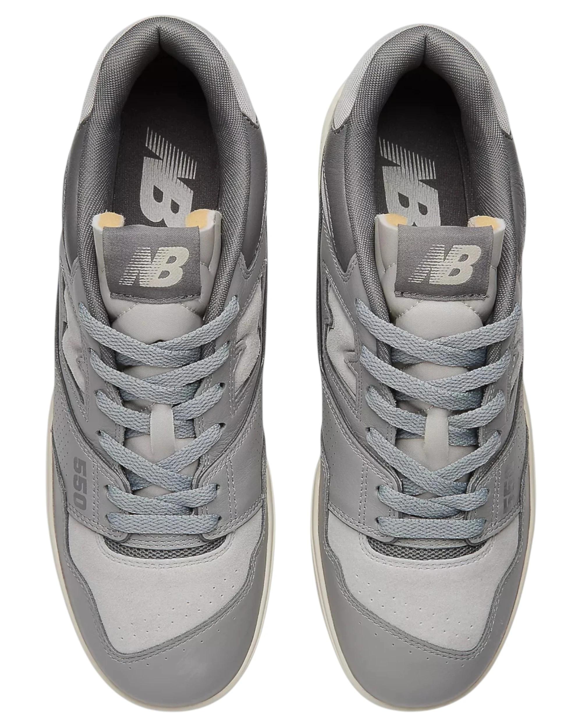 4 New Balance Mens 550 Grey Athletic Shoes GREY, 4 of 6