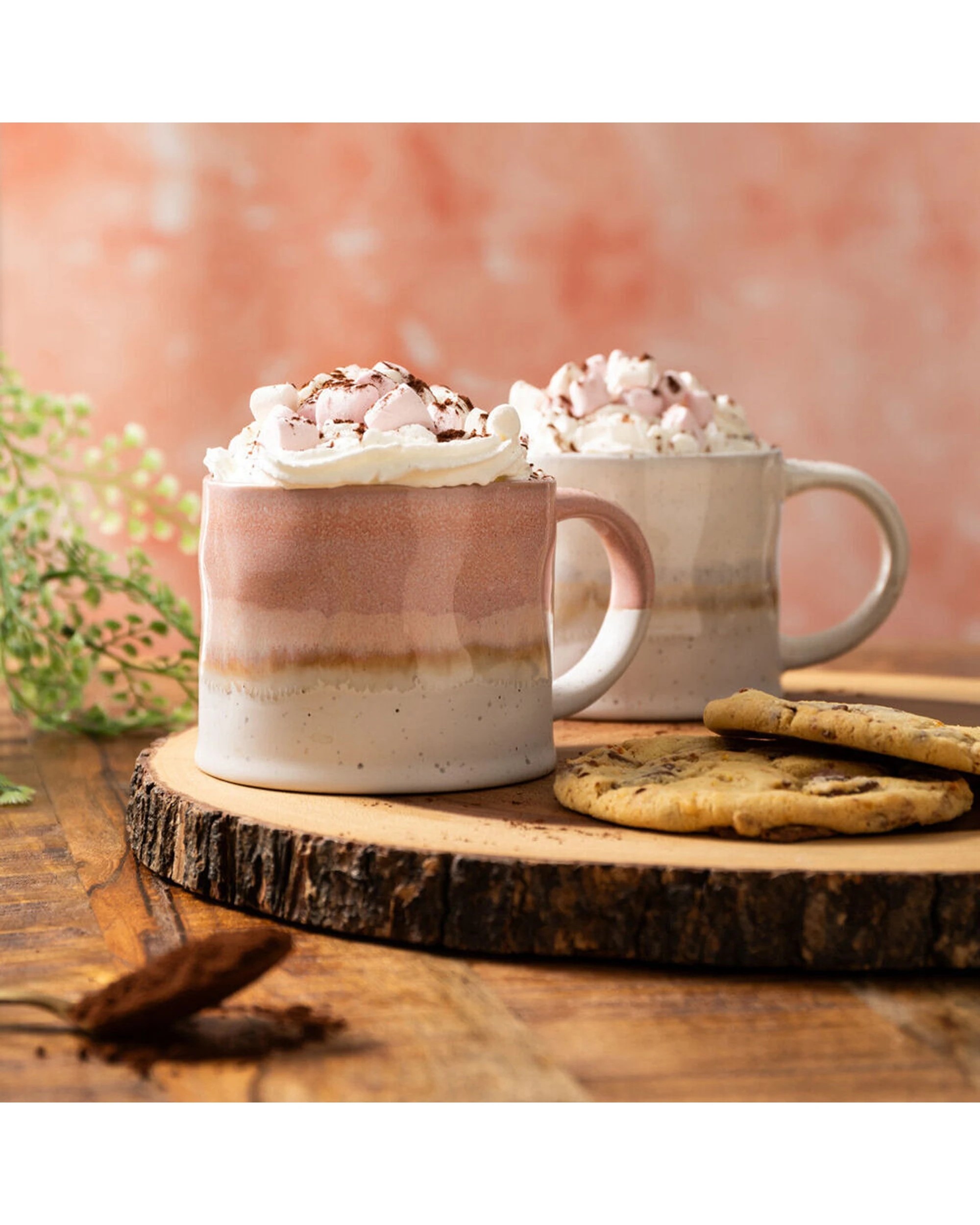 6 Mikasa 4PK Reactive Glaze Coffee Mug Cup Stoneware 450ml - Pink, 6 of 8