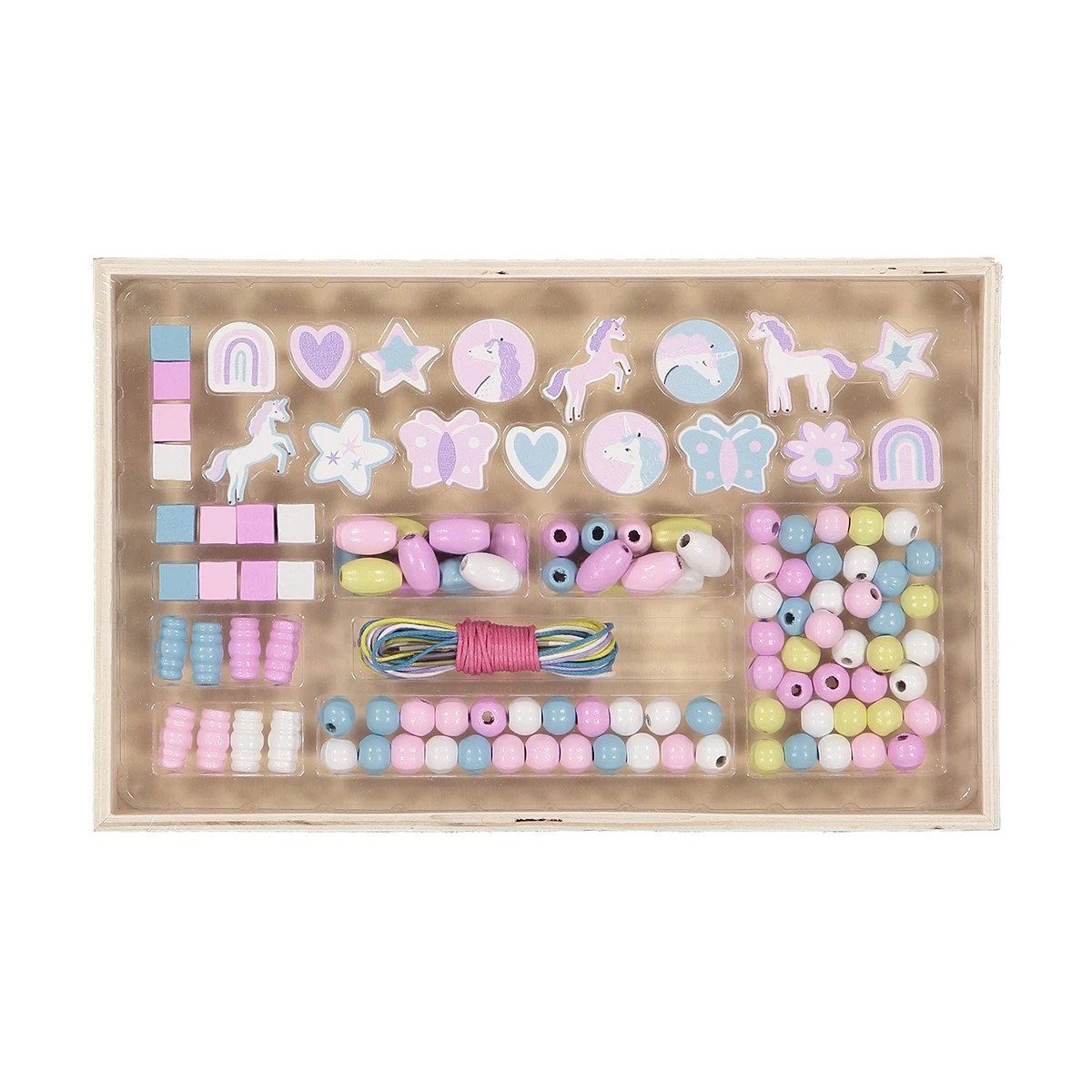 1 Unicorn Wooden Bead Set, 1 of 10