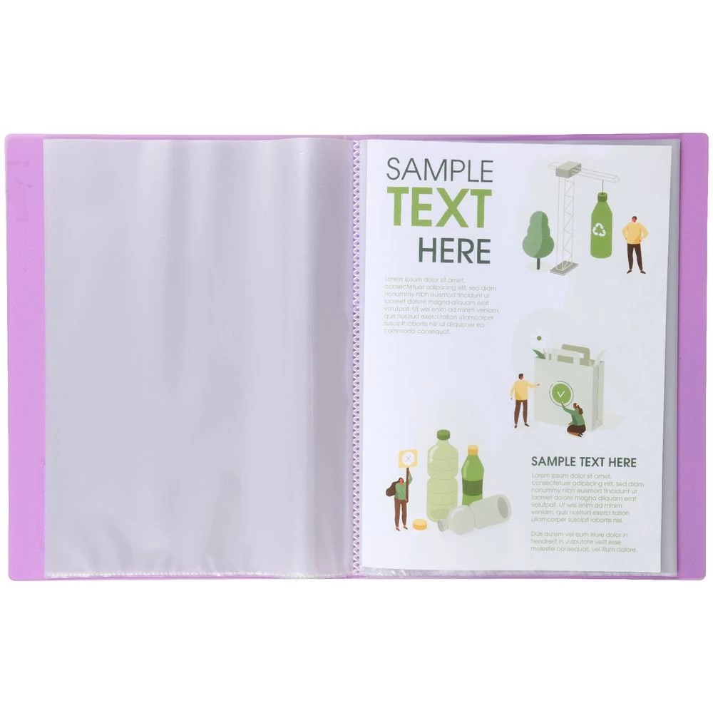 4 J.Burrows Ice Display Book 20 Pocket Purple, 4 of 4