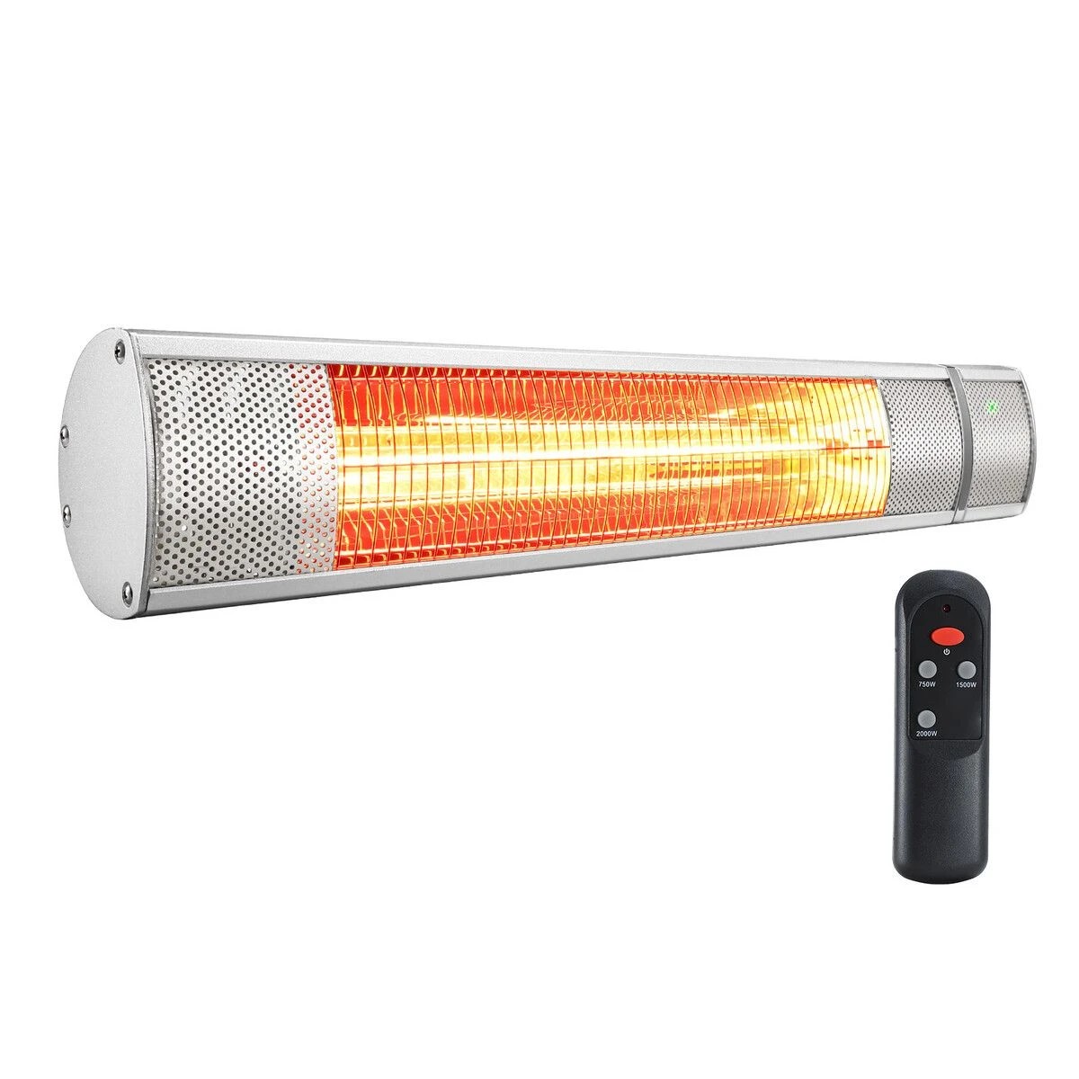 1 Maxkon Electric Halogen Heater 2000W Infrared Space Patio, 1 of 4