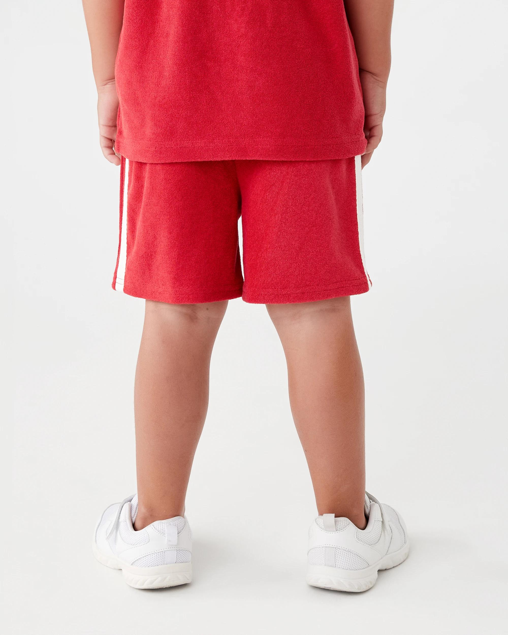 2 Terry Toweling Shorts Bld Org, 2 of 6