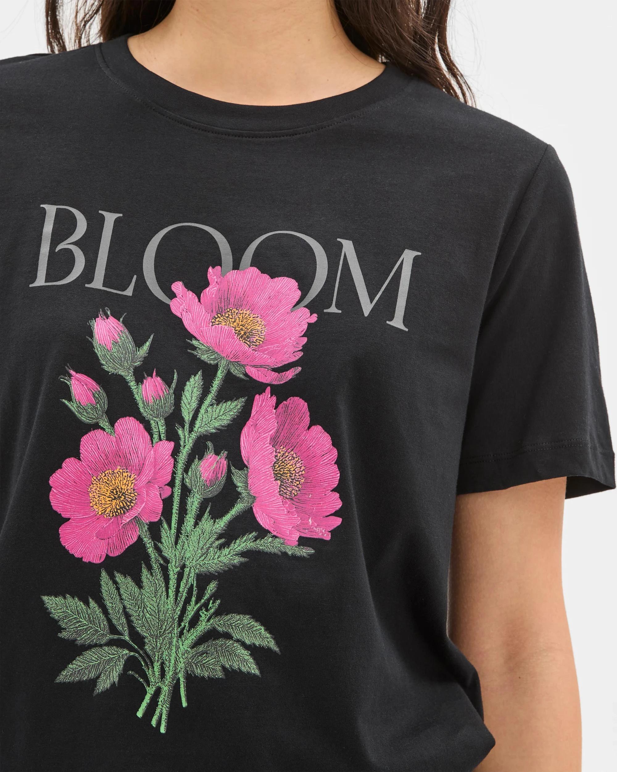 5 Target Australian Cotton Print T-Shirt BLACK BLOOM FLORAL, 5 of 6