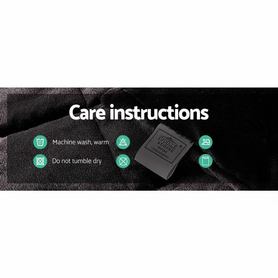 7 Giselle Bedding Faux Mink Quilt Charcoal King - King Bed - Charcoal, 7 of 8