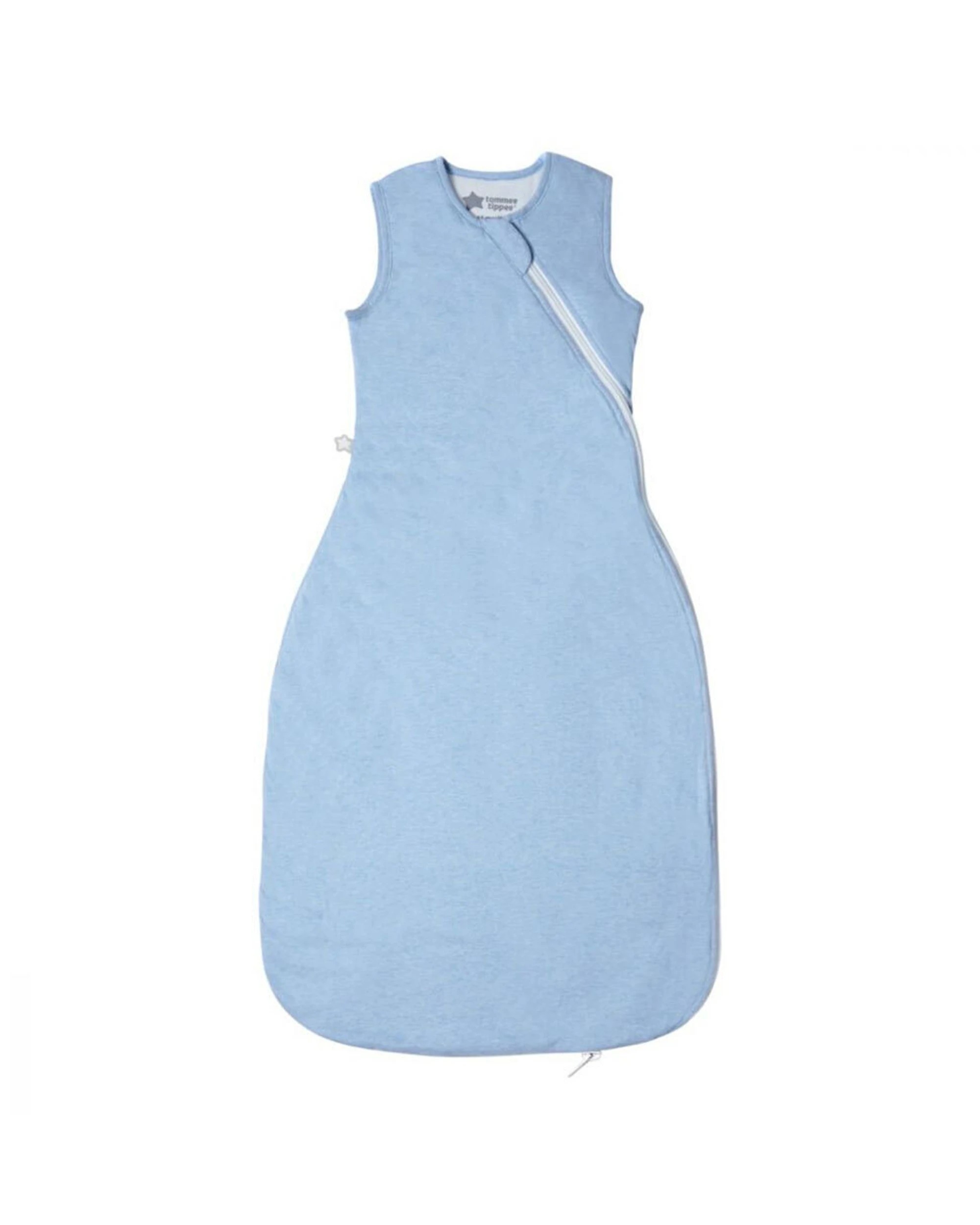1 Tommee Tippee Grobag 6-18M 2.5 Tog Sleepbag 2 Way Zip Hip Healthy Cotton Rich - Blue, 1 of 7