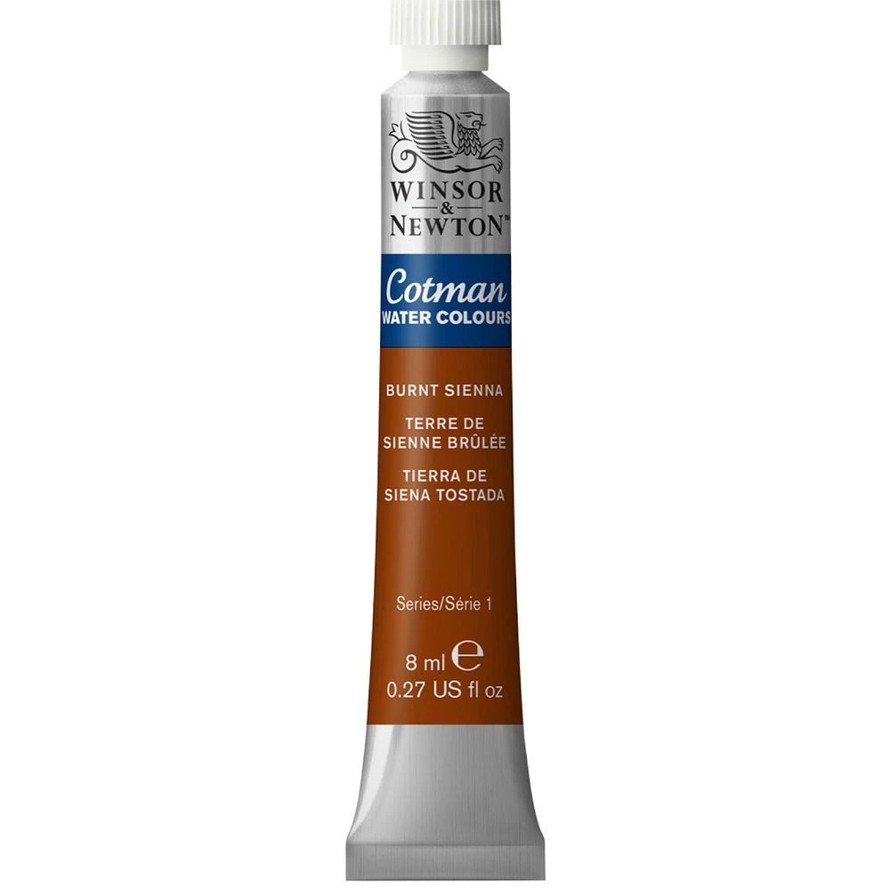 1 Winsor & Newton Cotman Watercolour 8mL Burnt Sienna, 1 of 1