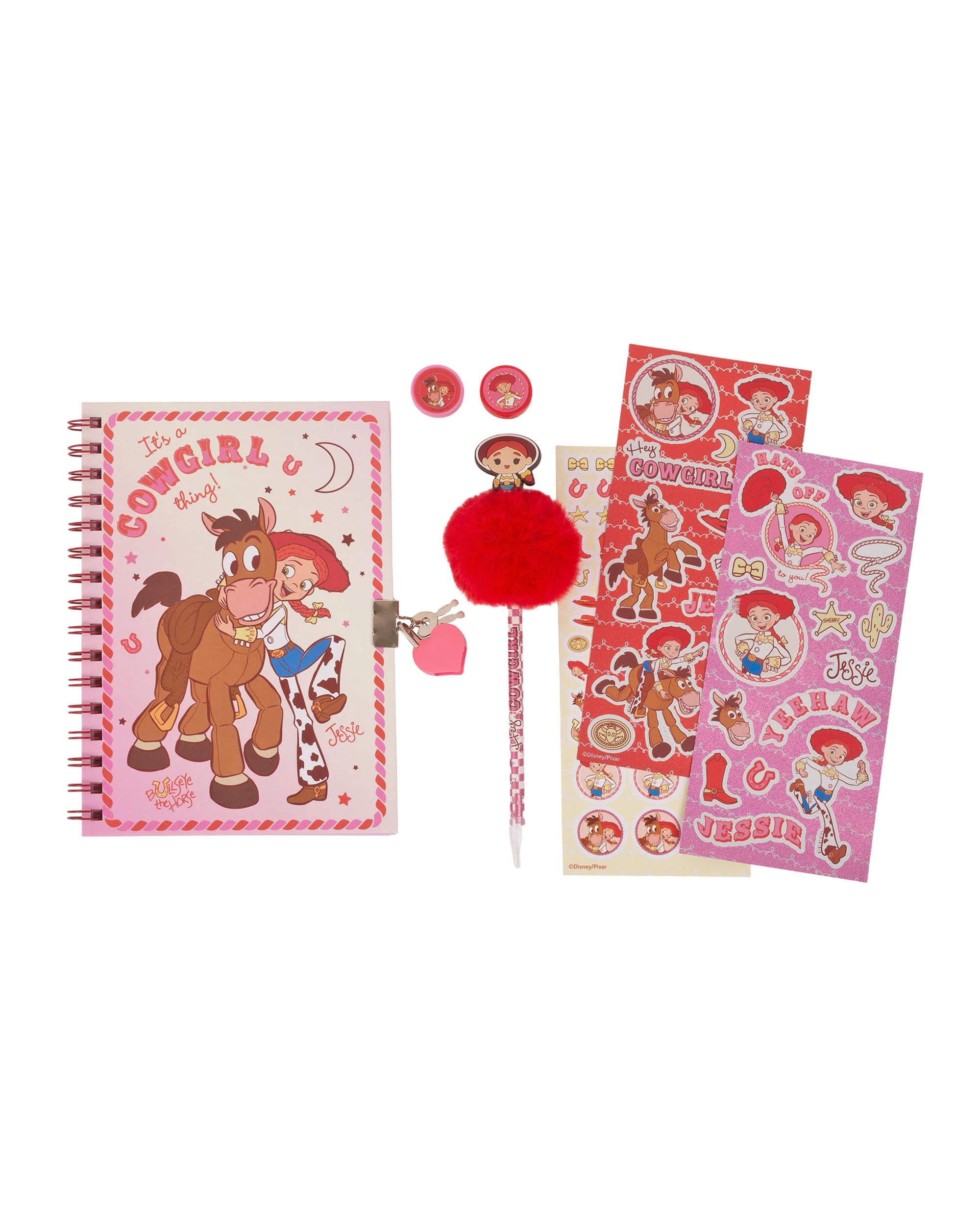 3 Disney Toy Story Lockable Diary Set - Jessie - Pink, 3 of 3