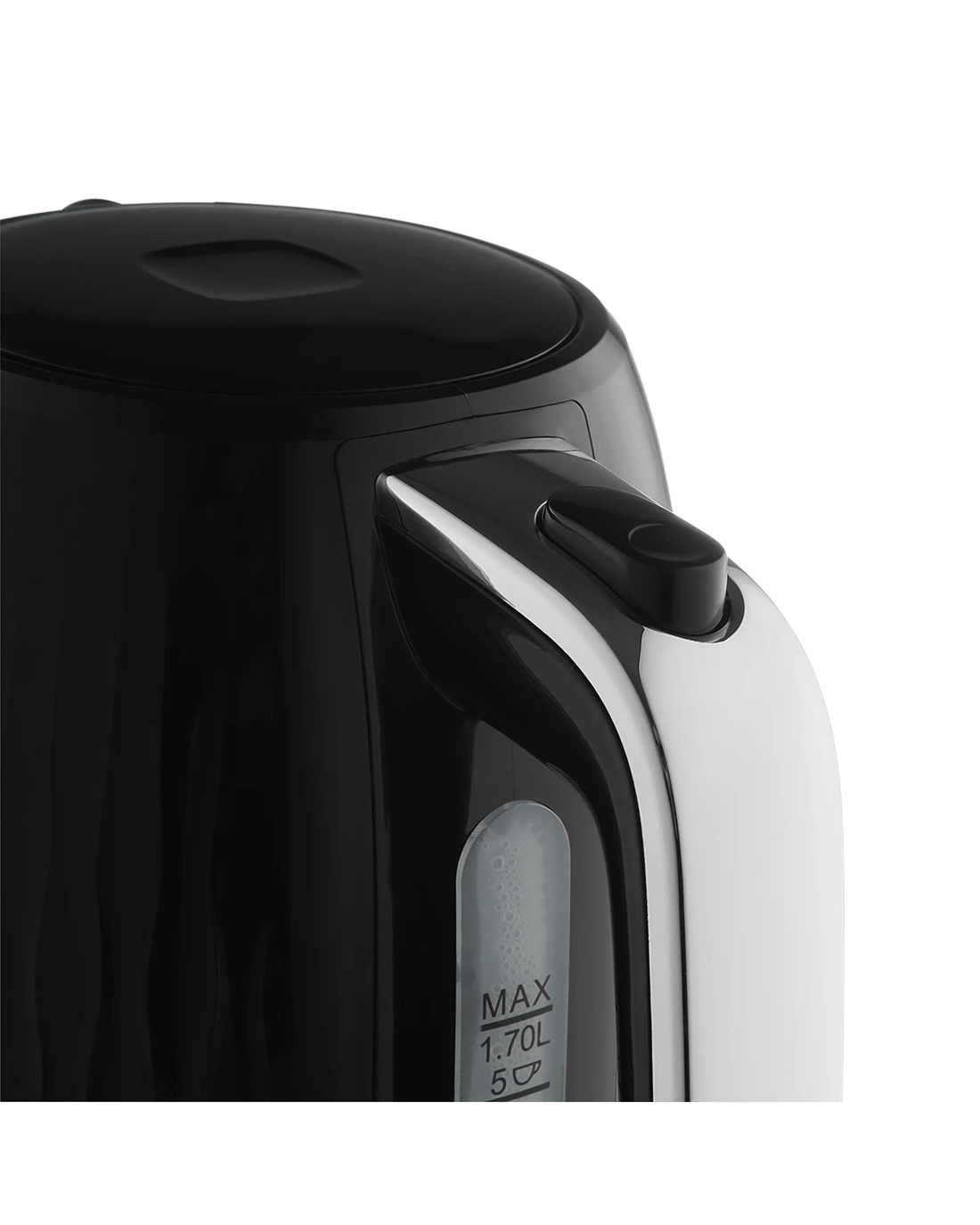 6 1.7L Kettle - Black and Silver Look, 6 of 8