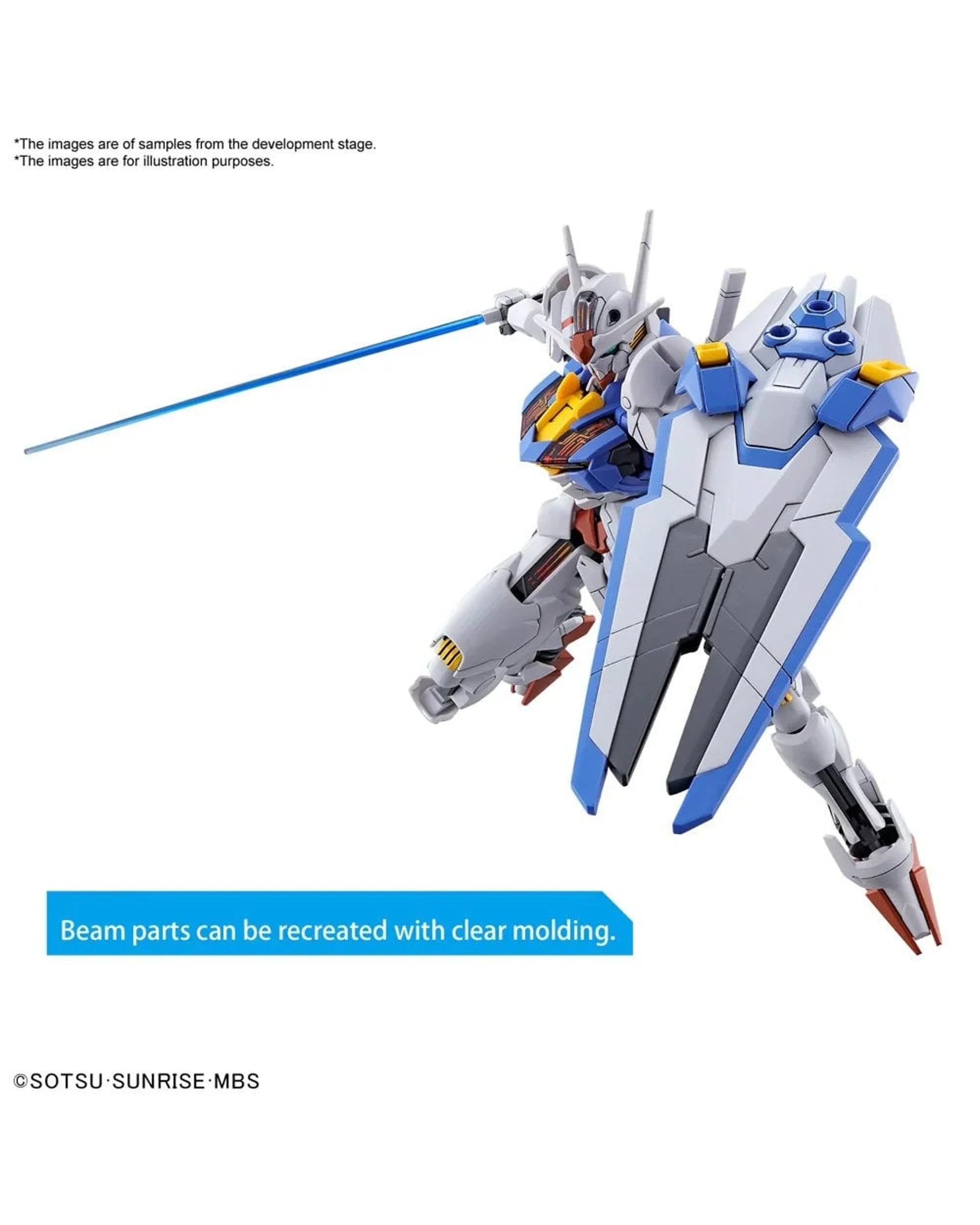 6 Bandai Gundam HG Gundam Aerial 1/144 Model Kit, 6 of 10