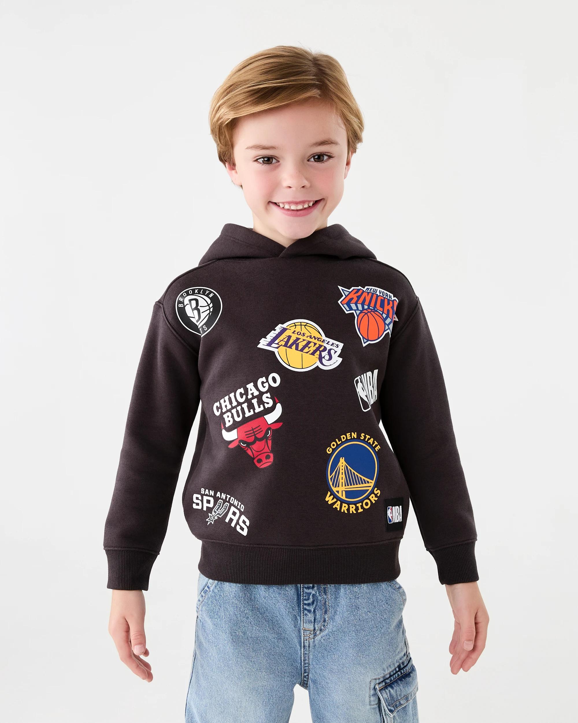 1 Official NBA Kids Printed Hoodie Nba 7d4p, 1 of 7