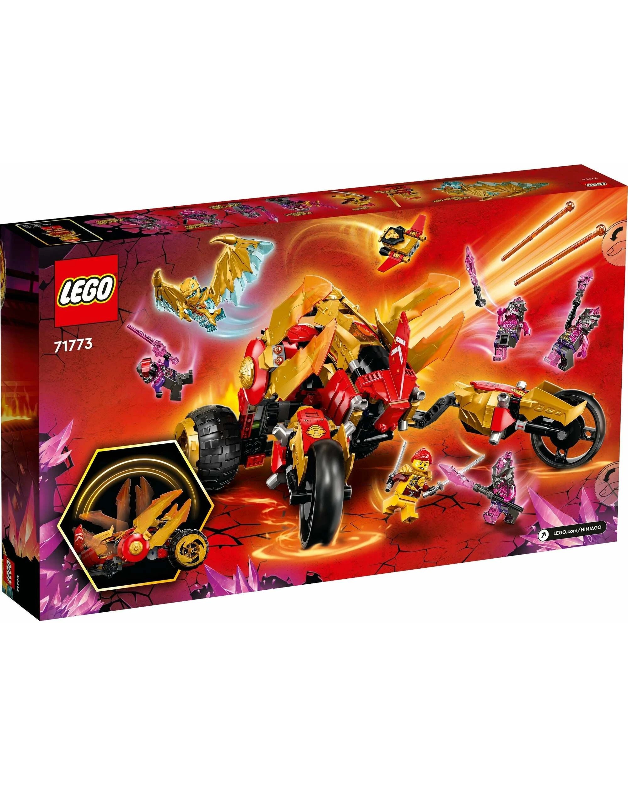 5 LEGO NINJAGO Kai Golden Dragon Raider SET 71773, 5 of 5