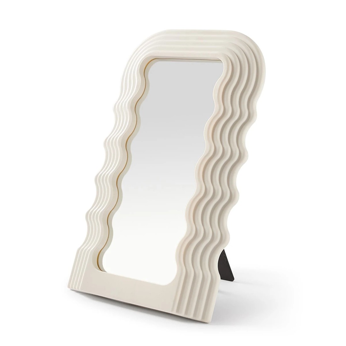 4 Wavy Mirror - White, 4 of 9