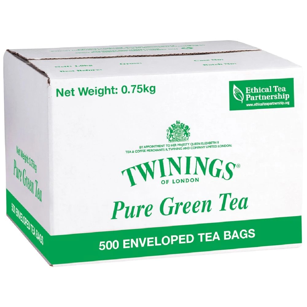 1 Twinings Pure Green Tea 500 Pack, 1 of 2