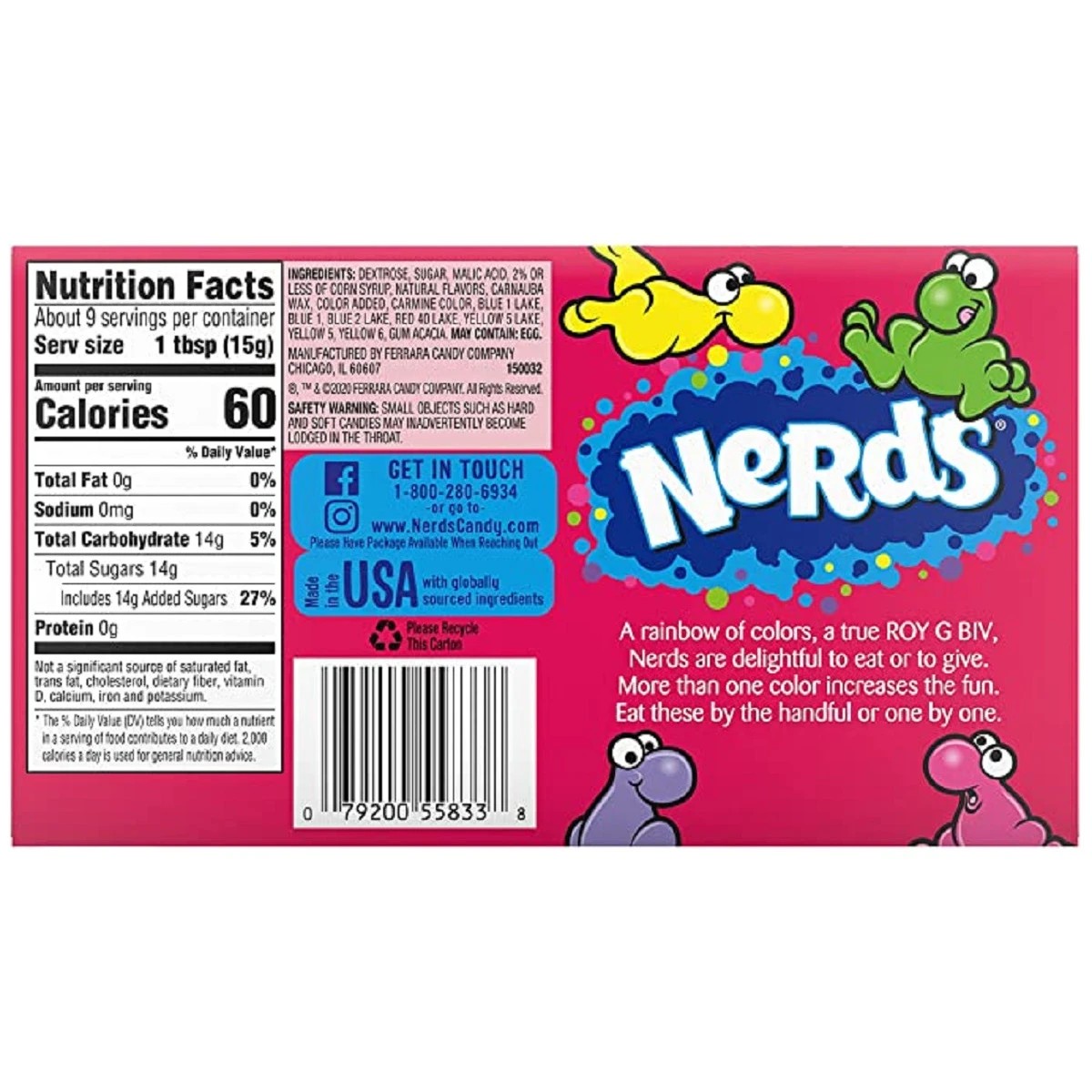 2 Rainbow Nerds 141g, 2 of 2