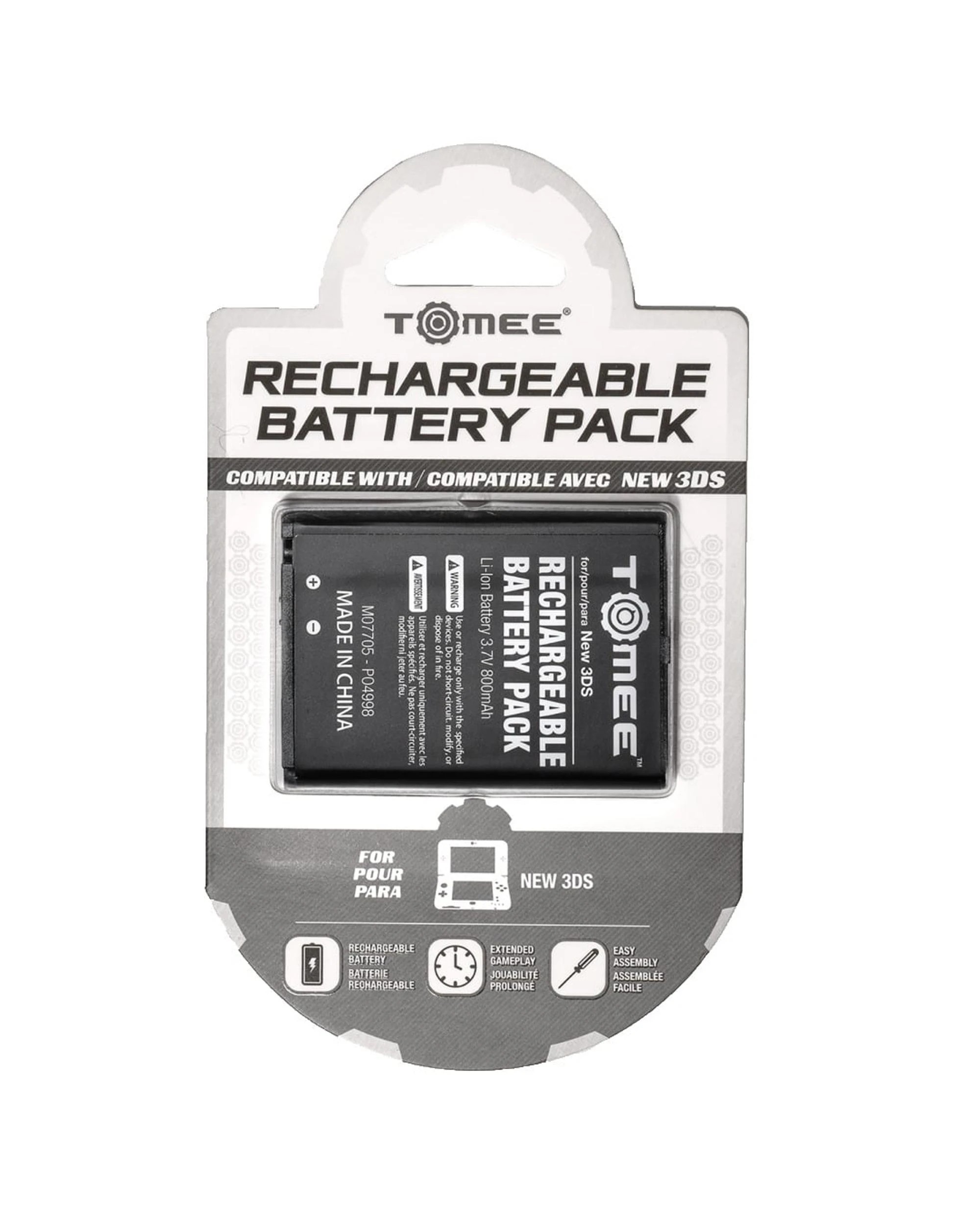 3 Tomee Rechargeable Battery Pack for New Nintendo 3DS, 3 of 3