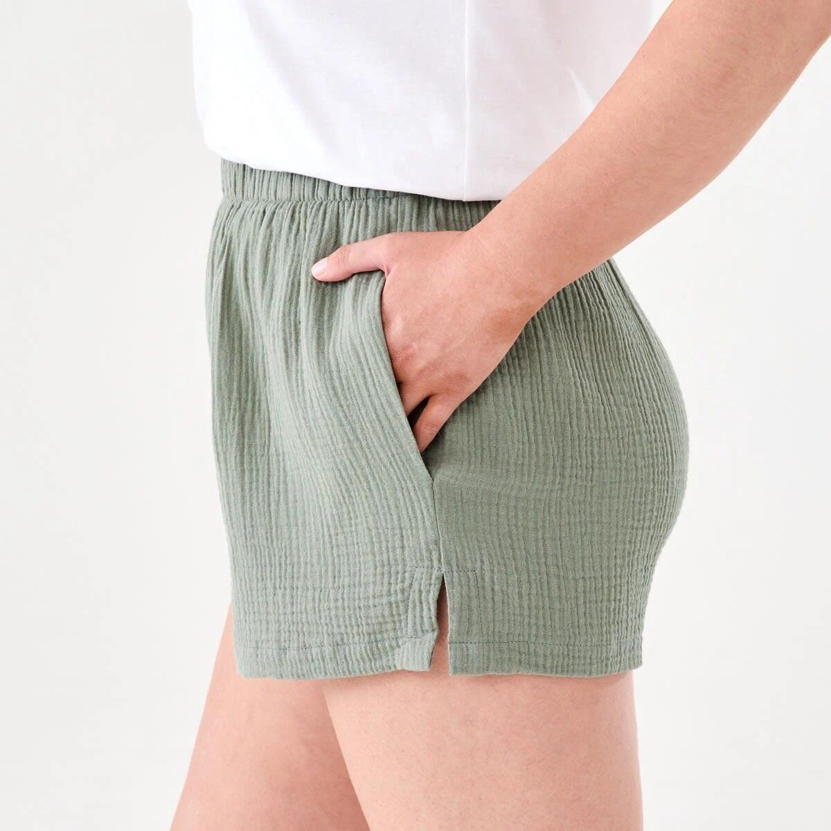2 Double Cloth Shorts LIGHT KHAKI, 2 of 6