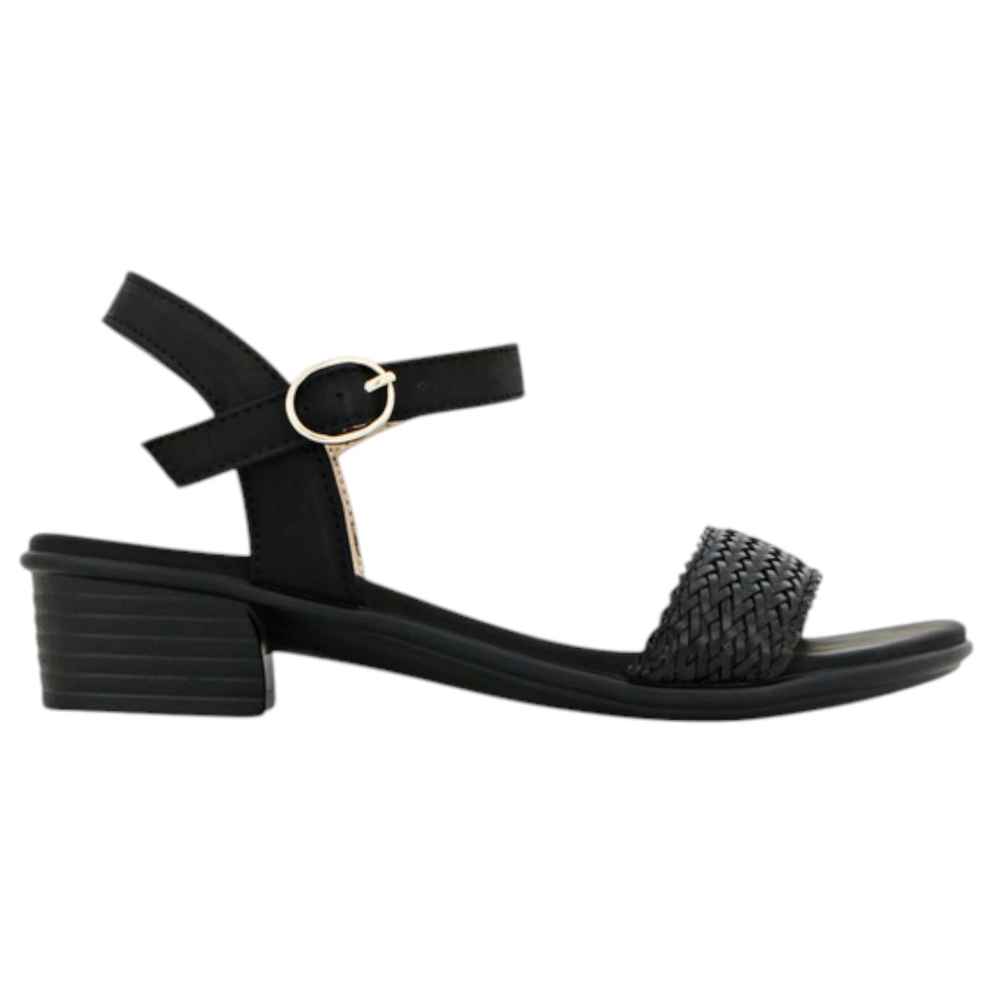 1 Bellissimo Womens Eve Heel Sandals BLACK, 1 of 3