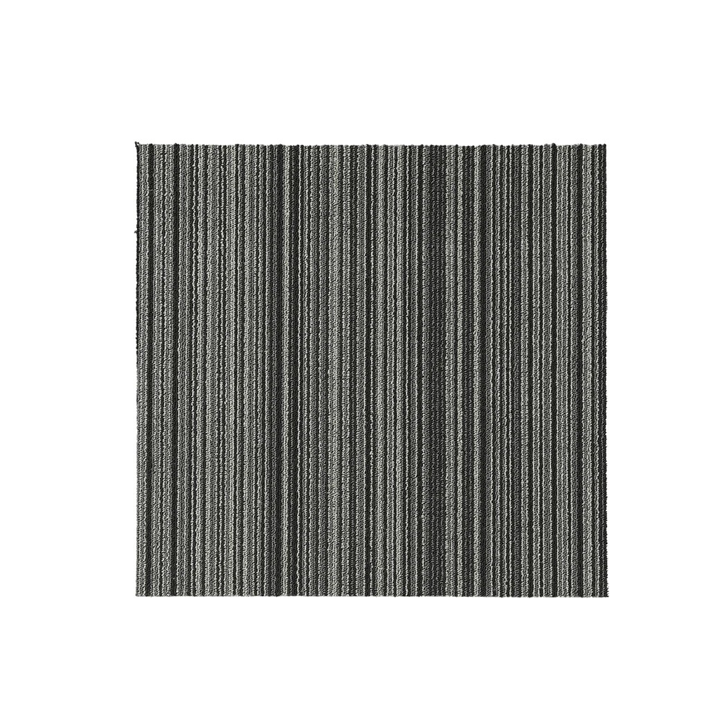 1 Marlow 20pcs 50x50cm Carpet Tiles Striped Pattern, 1 of 8